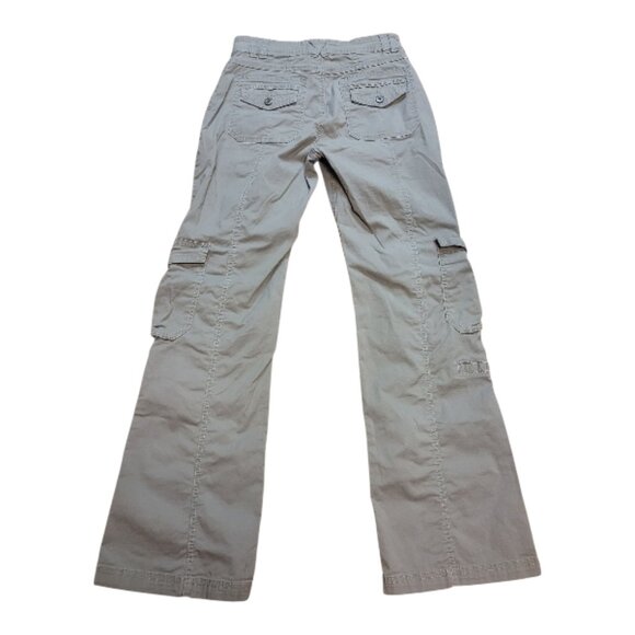 Cotton On Army Green Cargo Utility Wide Leg Pants Size 4 Great Preowned 27" W - Picture 2 of 6